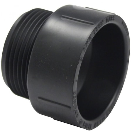 4 In. X 4 In. ABS Male Adapter